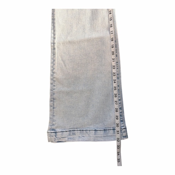 RANCH DRESSN SIGNATURE LIGHT WASH TROUSER SIZE LARGE 12 MIDRISE STRETCH NWT - Picture 4 of 5